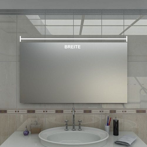 Breite LED Badspiegel Breite LED Badspiegel